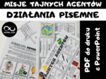 Agencja Detektywistyczna DZIAŁANIA PISEMNE. Matematyczne wyzwanie – dodawanie, odejmowanie, mnożenie i dzielenie pisemne.