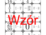Domino - Dodawanie dodatnich i ujemnych ułamków | matematyka
