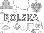 Kolorowanka patriotyczna- 4 warianty w jednym pakiecie (1 x a4, 9x a4, 16x a4, 25xa4)