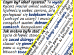 Średniowieczni rycerze – notatki i karta pracy