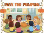 Pass the Pumpkin – Halloweenowa zabawa językowa dla dzieci