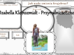 Karta pracy „Jak woda zmienia krajobraz?” wykonana w power point do edycji. Przyroda 4, „Krajobrazy wokół nas” na podstawie wydawnictwa WSiP