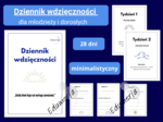 Dziennik wdzięczności – minimalistyczny (dla licealistów i dorosłych)