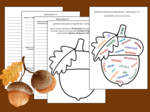 🍁JESIENNE ĆWICZENIA ORTOGRAFICZNE I REDAKCYJNE 🍂 - Chmura wyrazowa o jesieni – kreatywne zadania językowe dla uczniów - karty pracy - klasy 4-8 - JESIEŃ - ortografia