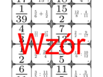 Domino - Arytmetyka ułamków | matematyka