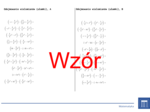 Odejmowanie wielomianów (ułamki) | matematyka, algebra | 26 kolumn