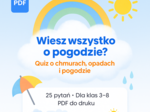 Quiz: "Wiesz wszystko o pogodzie?"