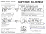 Klasa 5 - Klasyfikacja biologiczna - sketchnotka