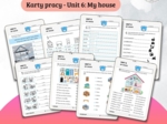 New English Adventure 1 – Unit 6: My house – Karty pracy dla klasy 1