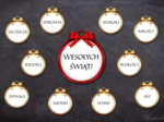 Wesołych Świąt! – gazetka świąteczna z bombkami (PDF)