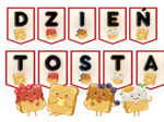 Dzień Tosta - girlanda