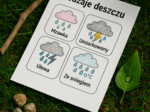 Karta pracy: "Rodzaje deszczu"
