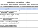 Jakim jestem przyjacielem? - Ankieta