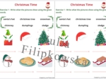 Christmas / Świąteczny bożonarodzeniowy zestaw zadań / karta pracy / gotowa lekcja / Święta / Boże Narodzenie / Zadania / Słownictwo / Klasy 1-3 / Klasa 1 / Klasa 2 / Klasa 3 / SP / SP 1-3