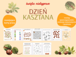 Dzień Kasztana - karty pracy na święta nietypowe