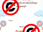 Dyplom na zakończenie roku przedszkolnego