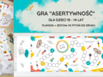 Gra planszowa „Asertywność dla dzieci 10-14 lat. Plansza + 45 pytań” - pomoc edukacyjna do druku