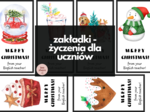 zakładki świąteczne - upominki dla uczniów (wersja angielska i polska)