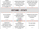 Czytanie, czytelnictwo, Światowy Dzień Książki - CYTATY - gazetka