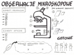 Obserwacje mikroskopowe - klasa 5 - sketchnotka KP