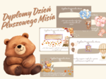 Bajkowe Dyplomy dla Prawdziwego Przyjaciela Misia. Dzień Pluszowego Misia.