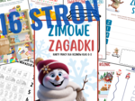 Zimowe i świąteczne karty pracy dla uczniów klas 0-3.