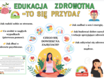 📘 Gazetka „Edukacja zdrowotna – to się przyda!”| Kolorowa i edukacyjna dekoracja do klasy lub korytarza| 55 stron A4| 1 duży plakat do umieszczenia w centralnej części gazetki