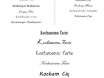 WKLEJKA do laurki i prezentów - Kocham Was, Kochanej Mamie, Kochanemu Tacie