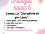 Biologia. Klasa 6. Sprawdzian. Od płazińców do pierścienic. Nowa podstawa programowa
