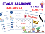 Stacje zadaniowe – Balladyna, klasa 7-8