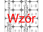 Domino - Dzielenie ułamków | matematyka