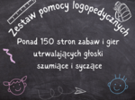 Zestaw pomocy logopedycznych