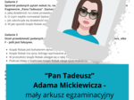Zestaw: mały arkusz "Pan Tadeusz" + trimino