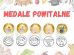 Medale powitalne - na początek roku w szkole/przedszkolu/żłobku