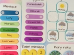 Kalendarz edukacyjny polsko - angielski