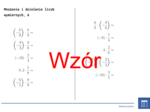Mnożenie i dzielenie liczb wymiernych | matematyka | 26 kolumn