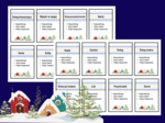 ❄️💙 Kraina Wiecznego Śniegu – zima - edukacyjna gra słowna dla klas 5–8 - język polski - biblioteka - zajęcia z wychowawcą - 56 fiszek