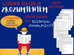 CZYTANIE ZE ZROZUMIENIEM – E8 – Zbiór zadań do egzaminu ósmoklasisty z języka angielskiego. Poziom A2/A2+ – uzupełnienie luk w tekstach, prawda/fałsz, uporządkowywanie zdarzeń, zrozumienie kontekstu zdania