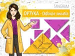 Klasa 8. Fizyka. Optyka. Odbicie światła. Układanka. Tangram. Puzzle. Karta pracy.