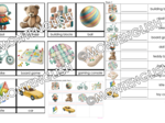 Zestaw kart obrazkowych: TOYS SET 1