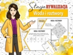 Stacja: RYWALIZACJA! Klasa 7. Chemia. Woda i roztwory wodne. Krzywa rozpuszczalności. Stężenie procentowe. Powtórzenie wiadomości. Stacje zadaniowe. Praca grupowa. Zadanie. Gra dydaktyczna. MOC powtórki.