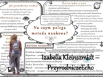 Sketchnotka/notatka/streszczenie/wklejka/ściąga dla ucznia i nauczyciela. Temat „Na czym polega metoda naukowa?” w pdf. Biologia 5 dział „Poznajemy biologię”. Wykonana na podstawie podręcznika z wydawnictwa WSiP.