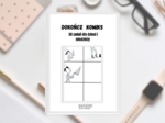 „Dokończ komiks” 30 zadań dla dzieci i młodzieży