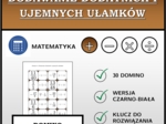 Domino - Dodawanie dodatnich i ujemnych ułamków | matematyka