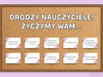 Gazetka szkolna - Dzień Nauczyciela/Dzień Edukacji Narodowej 2