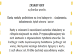 Lekturowe karty do gry - powtórka do egzaminu ósmoklasisty