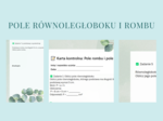 Pole równoległoboku i rombu