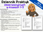 Dziennik Praktyk obserwacyjnych w klasach 1-3 30 h