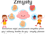 Pakiet: Zmysły : wzrok, słuch, dotyk, smak, węch - "okiem dziecka"