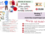 Brainy 7, module 4, dodatkowe materiały rozszerzające podręcznik,przygotowanie do E8, przymiotniki przysłówki